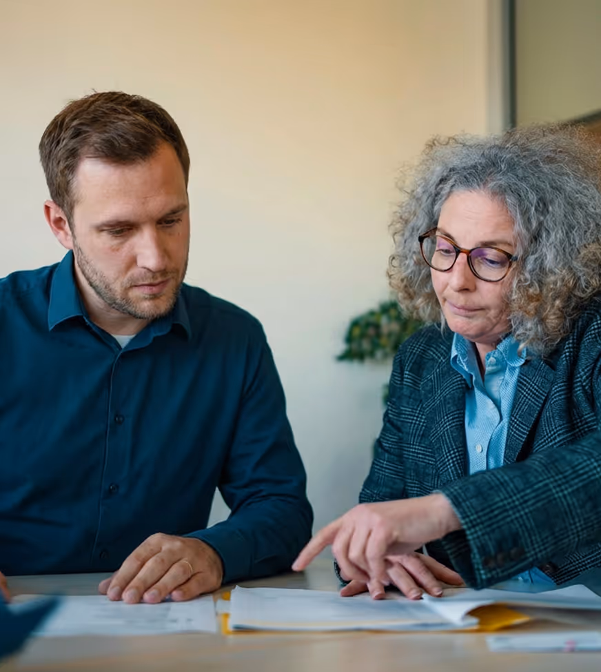 Beratungsgespräch bei der Zöller Bau GmbH